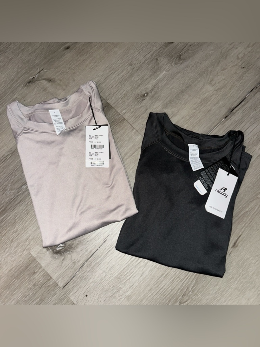 Women's Gray and Charcoal Top BUNDLE